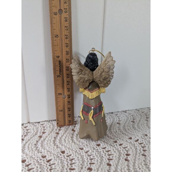 Pocahontas/Sacagawea Christmas Ornament, Native American Angel - Picture 2 of 6